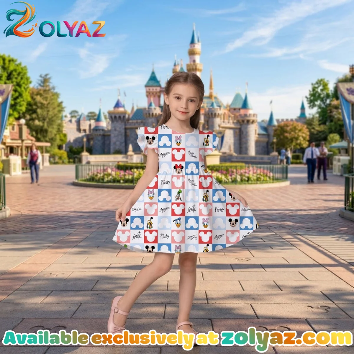 Disney Mickey Friends Skater Dress Disney Mickey Friends Skater Dress