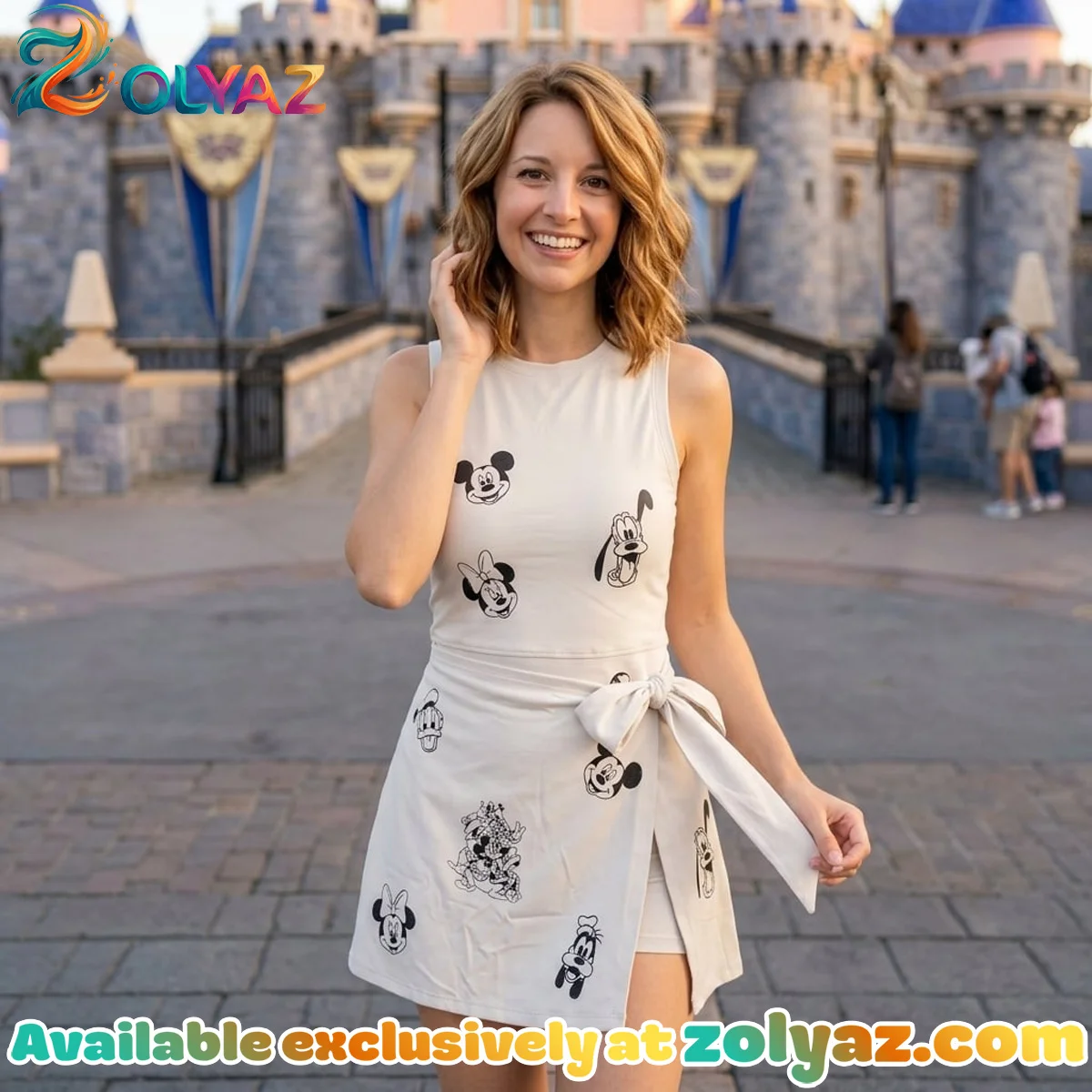 Disney Mickey & Friends Athletic Dress - Tennis Dress Skirt, Magical Disney Vacation Outfit For Women Disney Mickey & Friends Athletic Dress - Tennis Dress Skirt, Magical Disney Vacation Outfit For Women