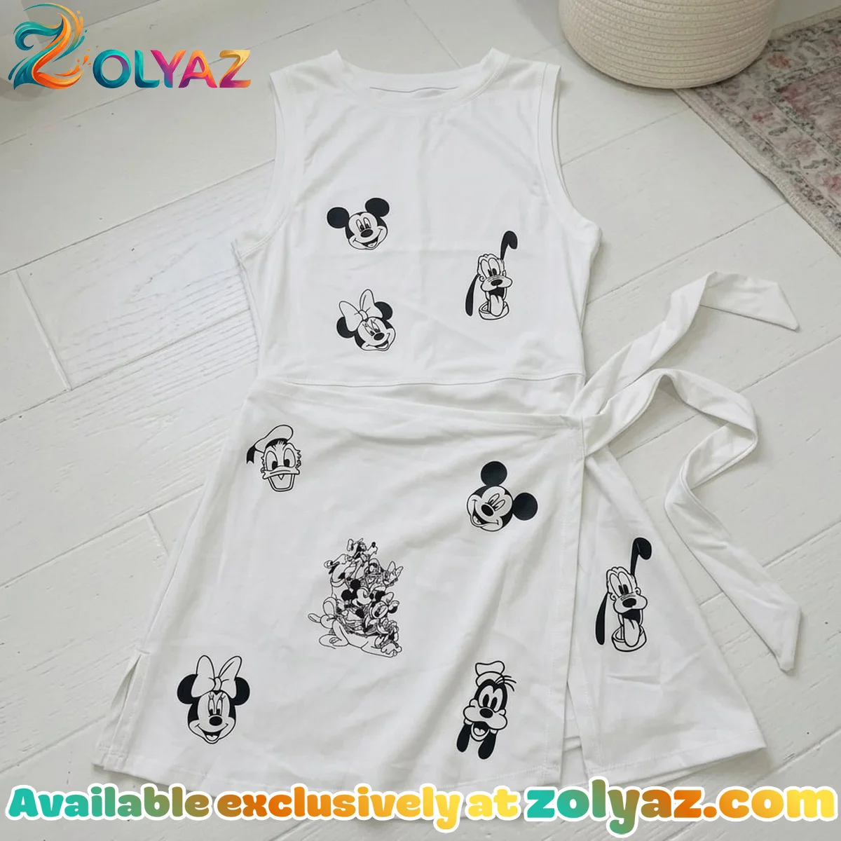 Disney Mickey & Friends Athletic Dress - Tennis Dress Skirt, Magical Disney Vacation Outfit For Women Disney Mickey & Friends Athletic Dress - Tennis Dress Skirt, Magical Disney Vacation Outfit For Women