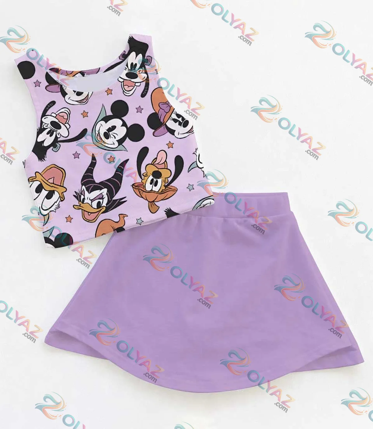 Disney Mickey Mouse Villains Maleficent Ursula Cruella Dress Set