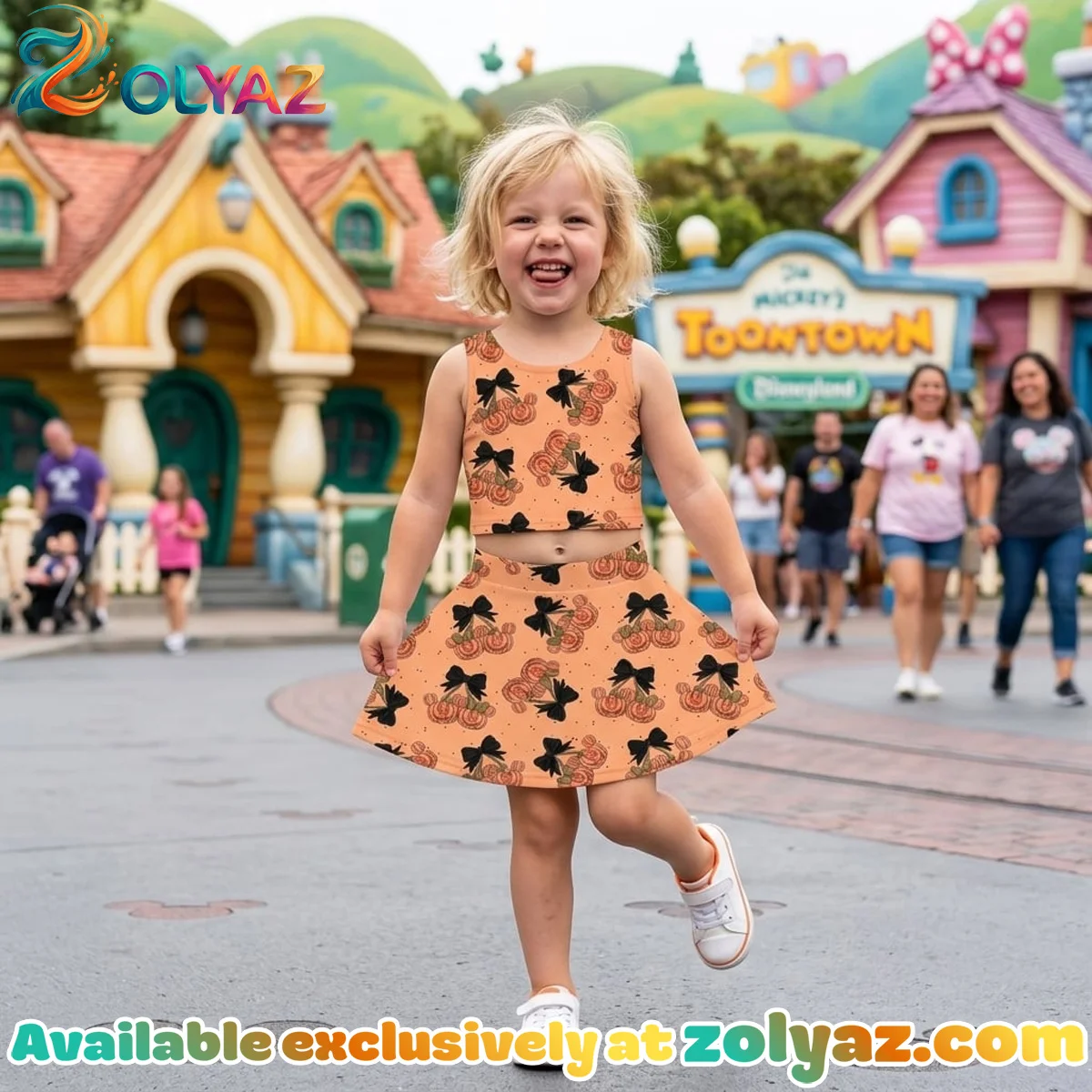 Disney Mickey Pumpkin Dress Set (Style 2) Disney Mickey Pumpkin Dress Set (Style 2)