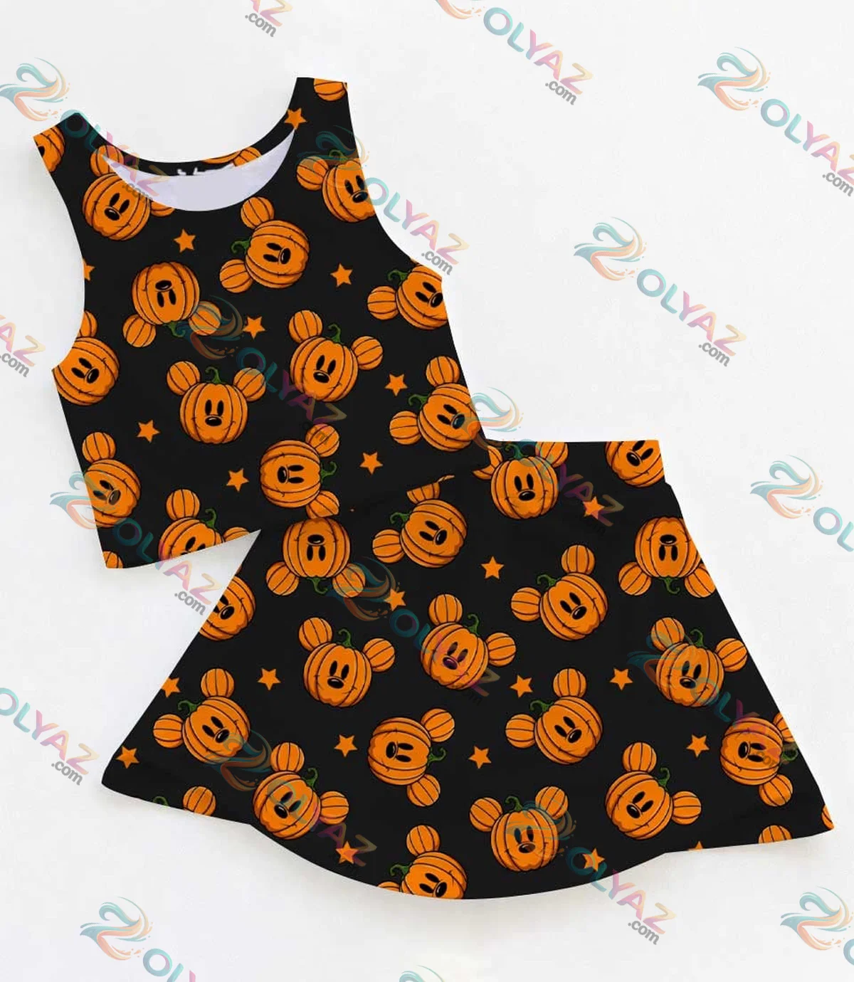 Disney Mickey Pumpkin Dress Set