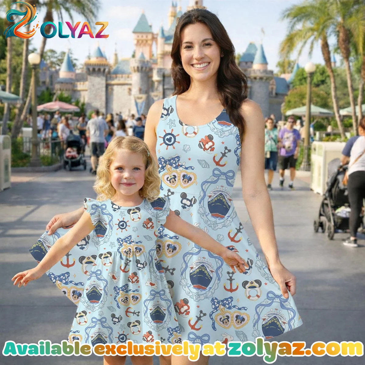 Disney Mickey Sailing Skater Dress Disney Mickey Sailing Skater Dress