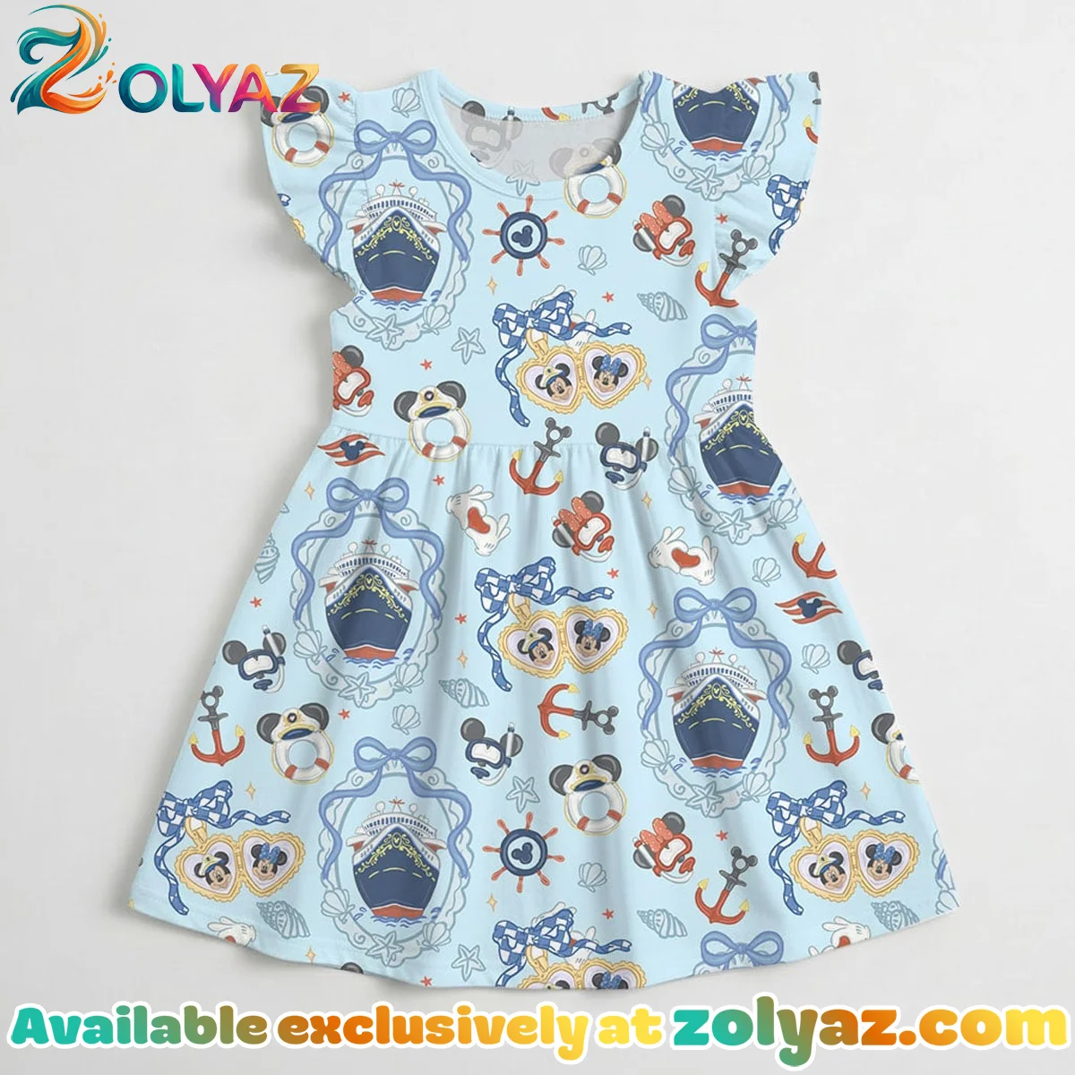 Disney Mickey Sailing Skater Dress Disney Mickey Sailing Skater Dress
