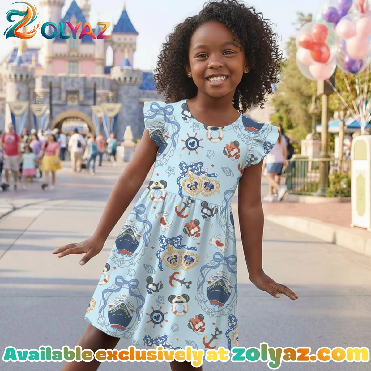 Disney Mickey Sailing Skater Dress Disney Mickey Sailing Skater Dress