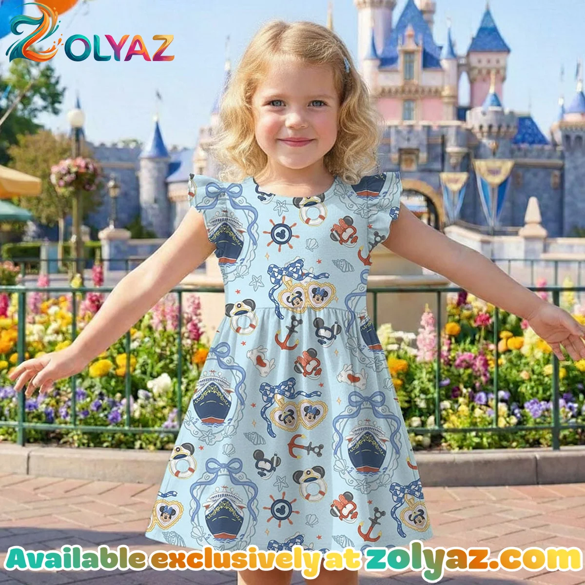 Disney Mickey Sailing Skater Dress Disney Mickey Sailing Skater Dress