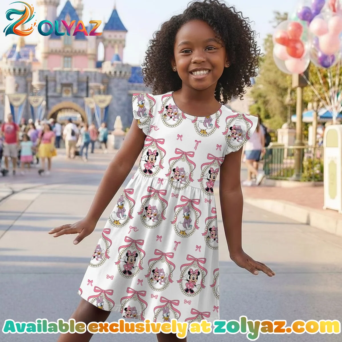 Disney Minnie and Daisy Skater Dress - Variant 1 Disney Minnie and Daisy Skater Dress - Variant 1