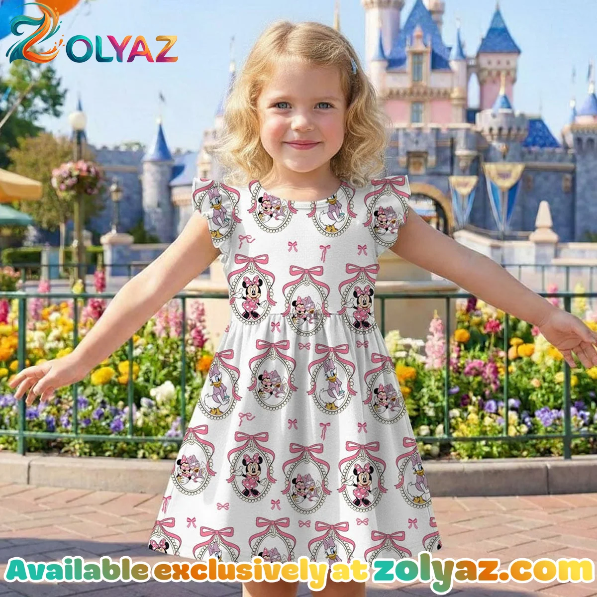 Disney Minnie and Daisy Skater Dress - Variant 1 Disney Minnie and Daisy Skater Dress - Variant 1