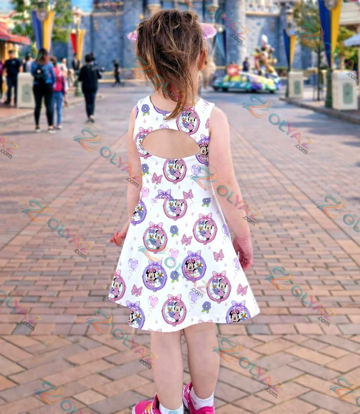 Disney Minnie Mouse, Daisy Duck Dress Set (Design 1) Disney Minnie Mouse, Daisy Duck Dress Set (Design 1)