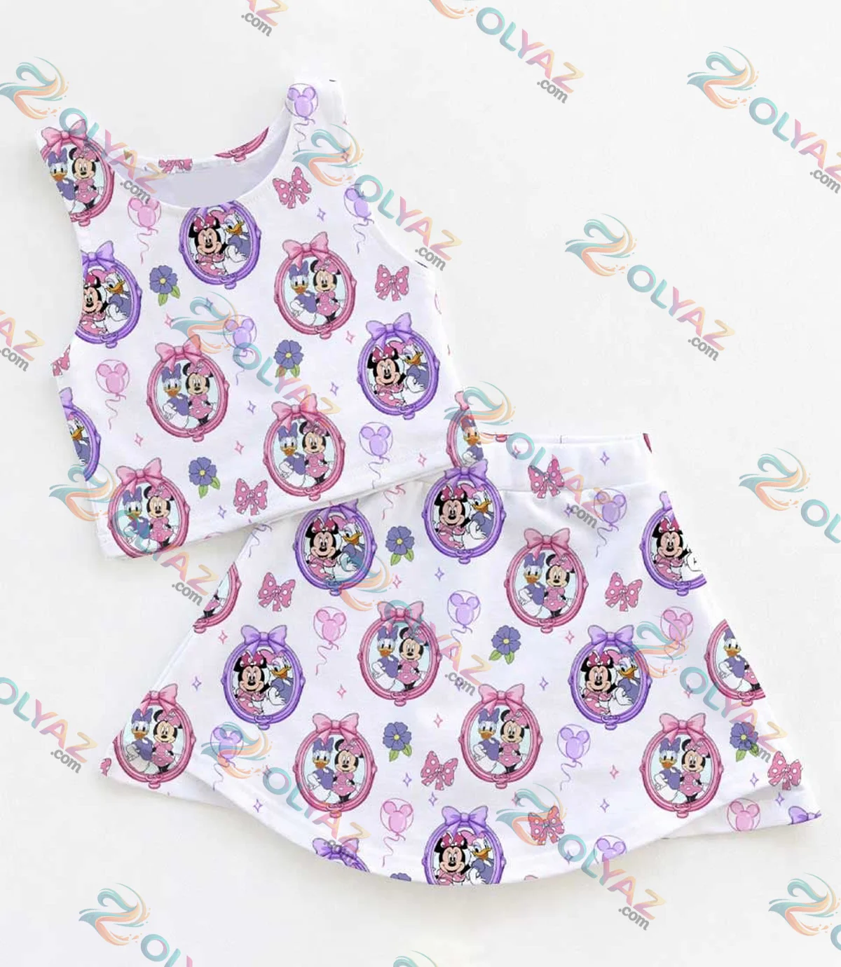 Disney Minnie Mouse, Daisy Duck Dress Set (Design 1)