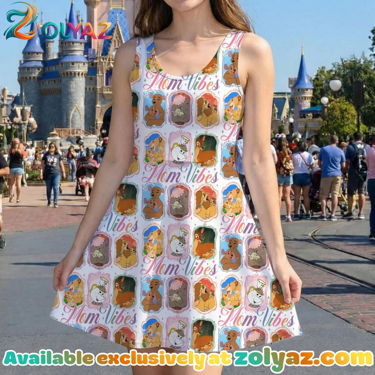 Disney Mom Vibes Skater Dress Disney Mom Vibes Skater Dress