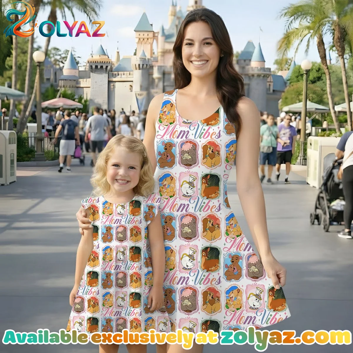 Disney Mom Vibes Skater Dress
