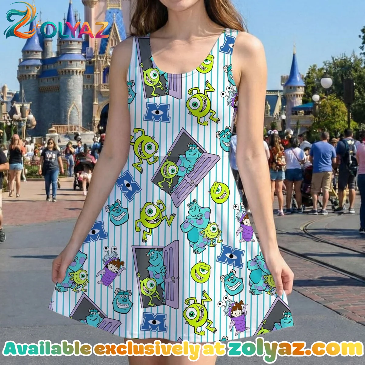 Disney Monsters Inc Skater Dress (Release 1) Disney Monsters Inc Skater Dress (Release 1)