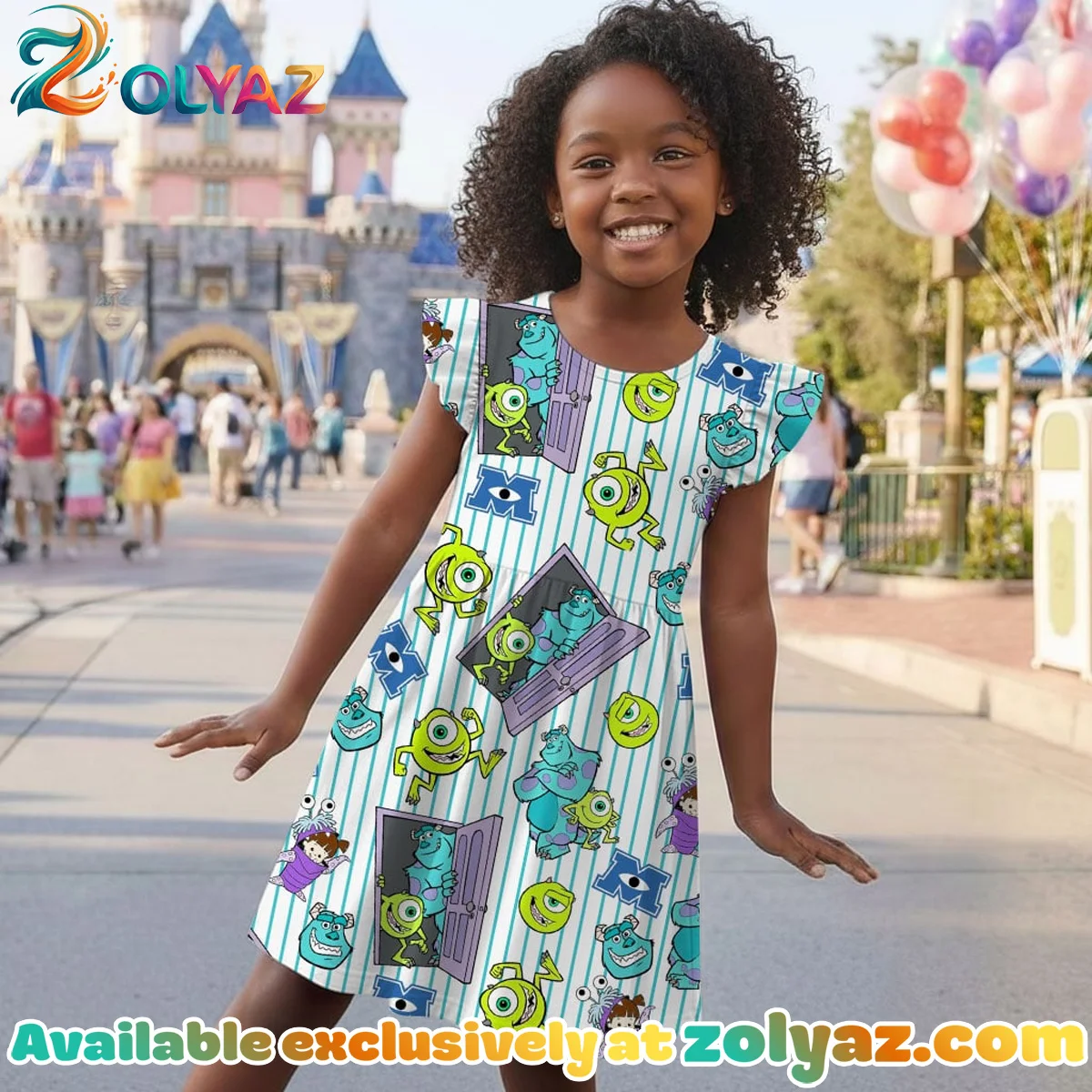 Disney Monsters Inc Skater Dress (Release 1) Disney Monsters Inc Skater Dress (Release 1)
