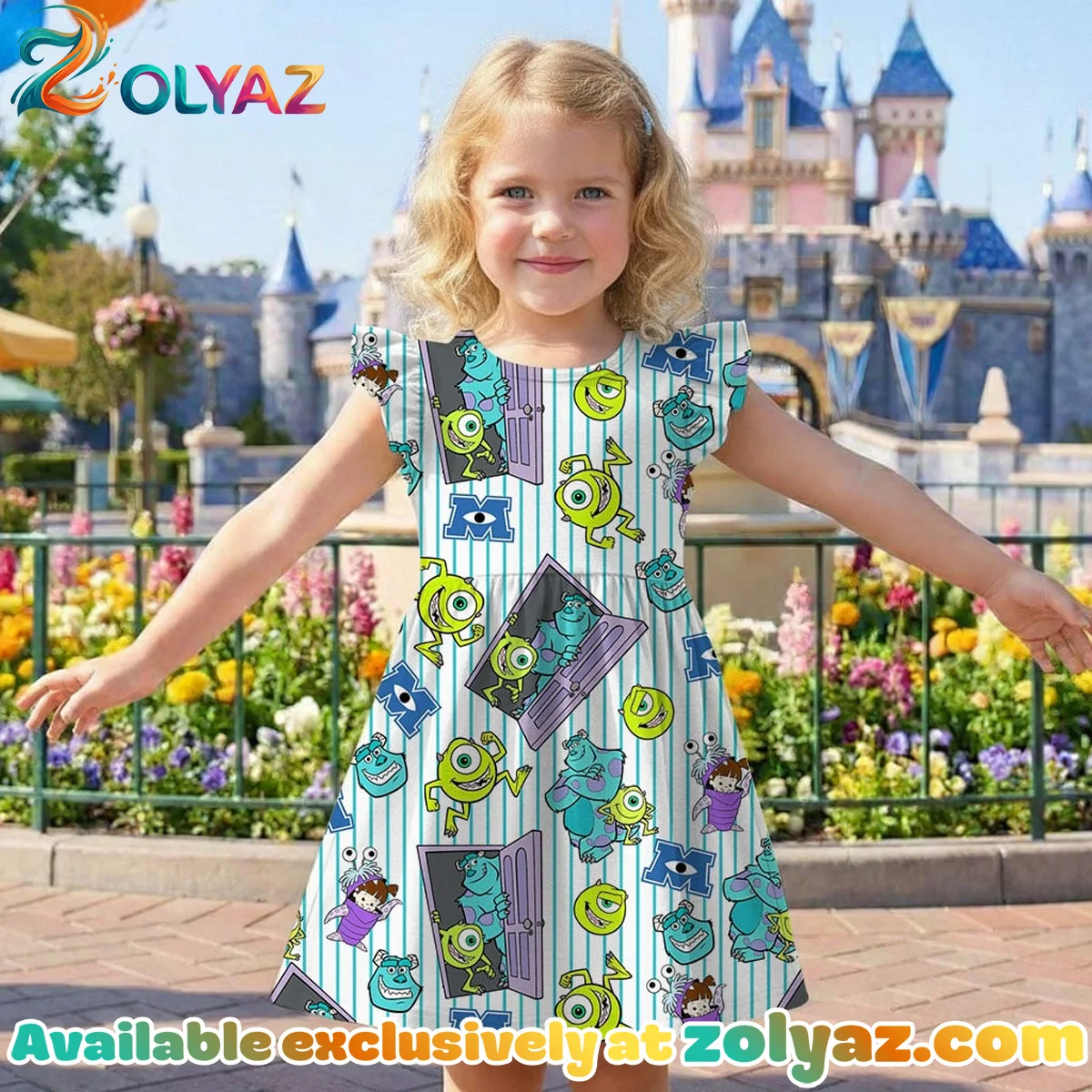 Disney Monsters Inc Skater Dress (Release 1) Disney Monsters Inc Skater Dress (Release 1)