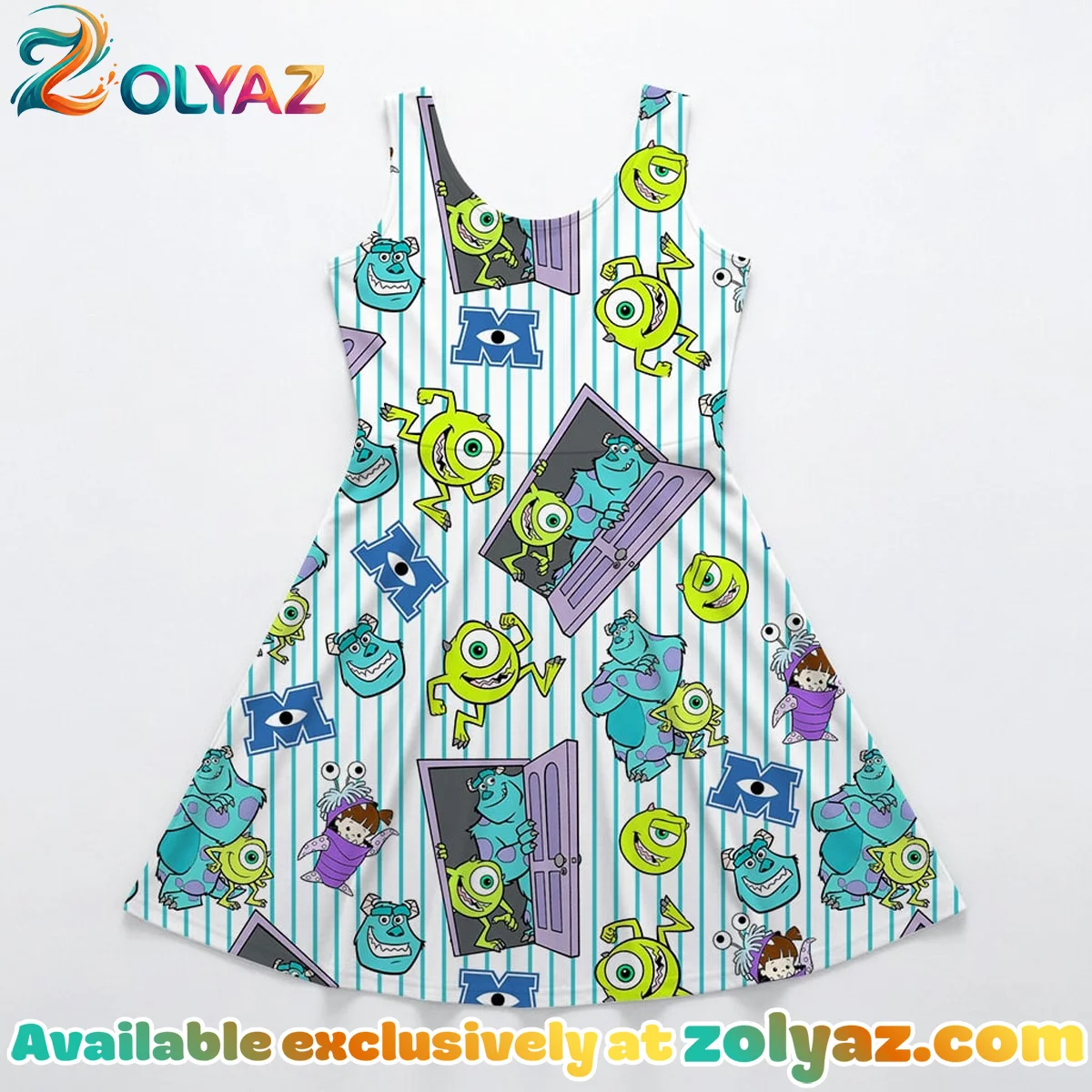 Disney Monsters Inc Skater Dress (Release 1) Disney Monsters Inc Skater Dress (Release 1)
