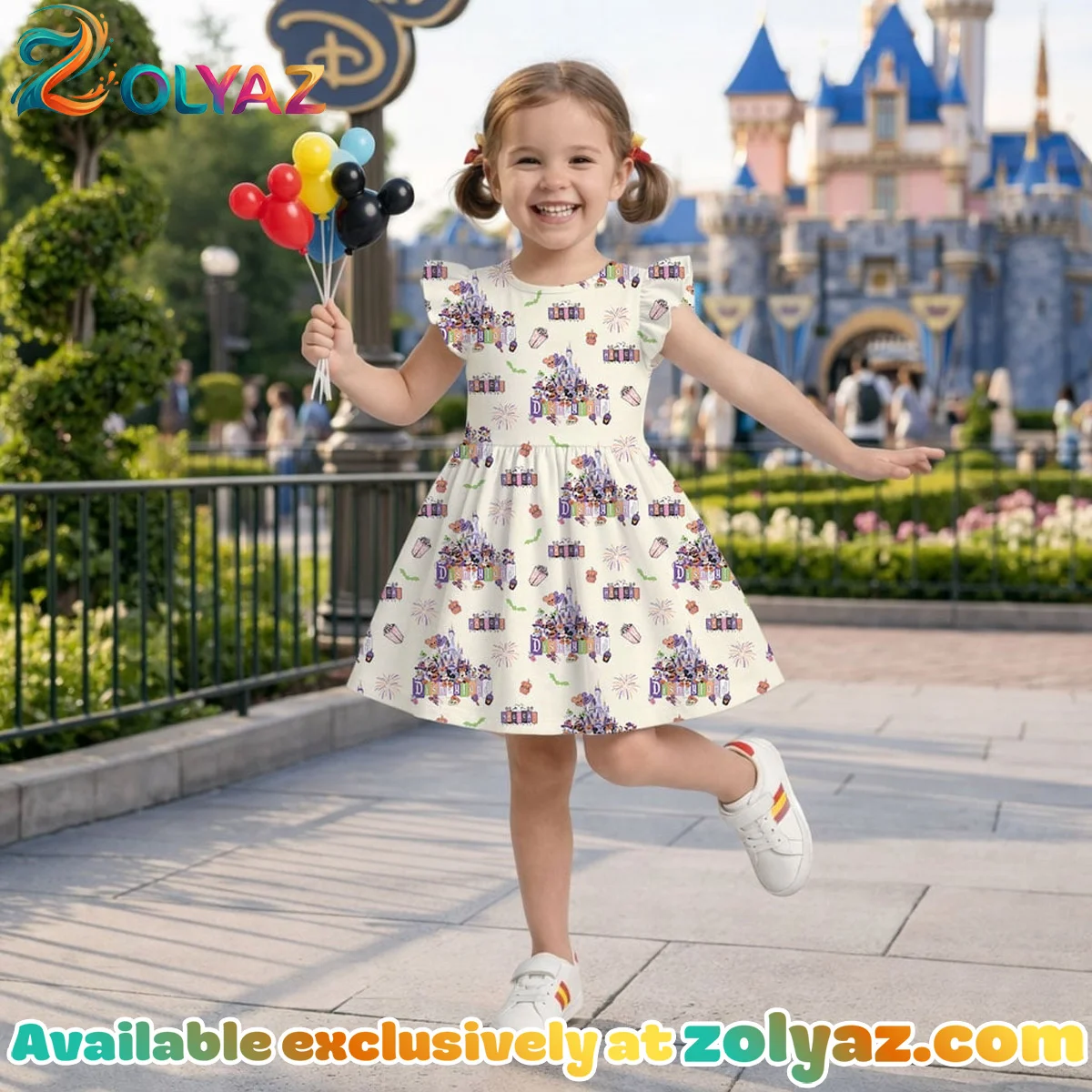 Disney Parks Castle Skater Dress Disney Parks Castle Skater Dress