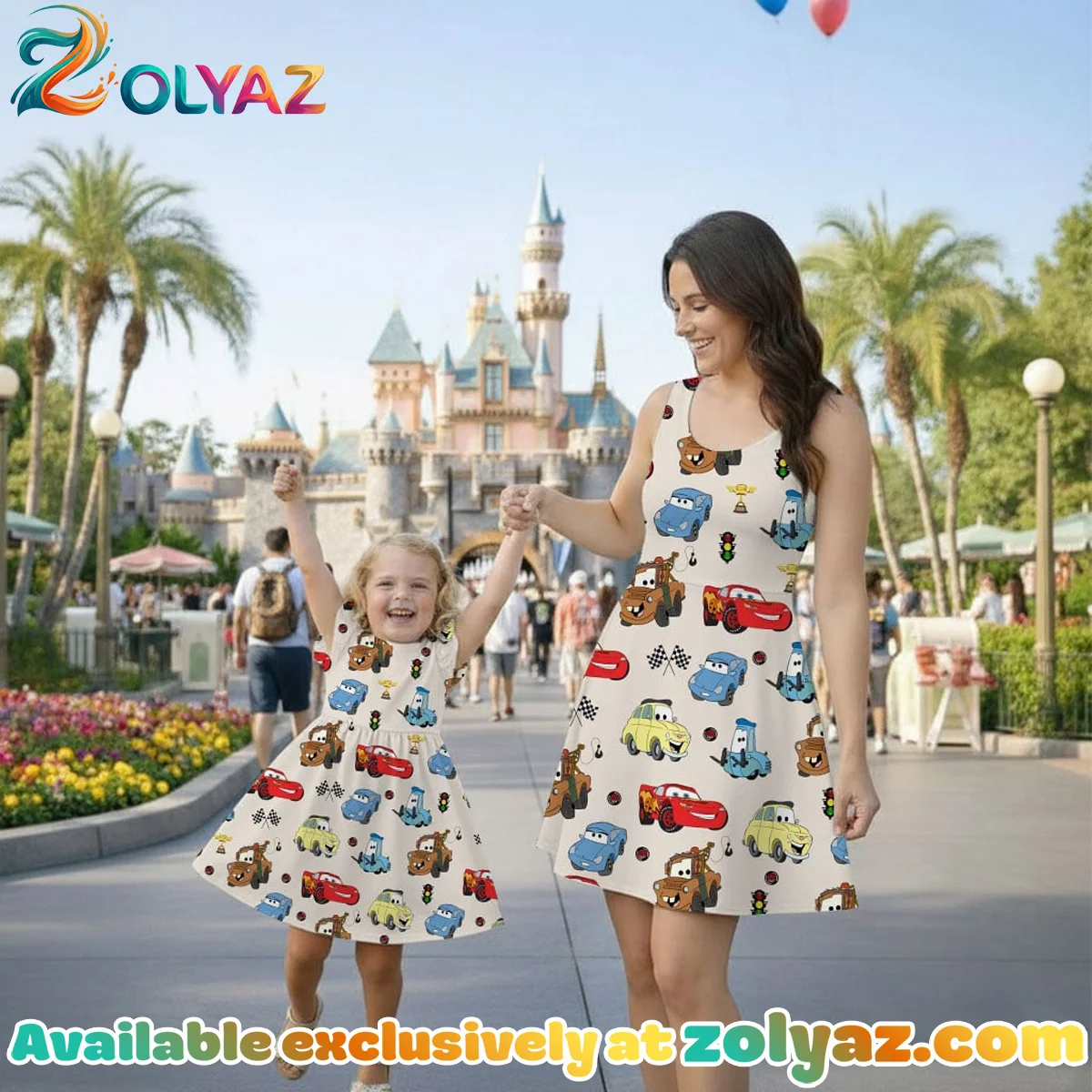 Disney Pixar Cars Skater Dress Disney Pixar Cars Skater Dress