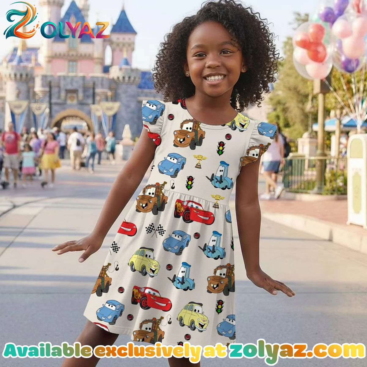 Disney Pixar Cars Skater Dress Disney Pixar Cars Skater Dress