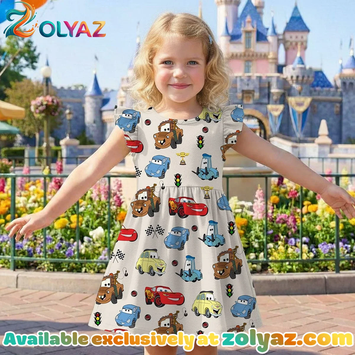 Disney Pixar Cars Skater Dress Disney Pixar Cars Skater Dress