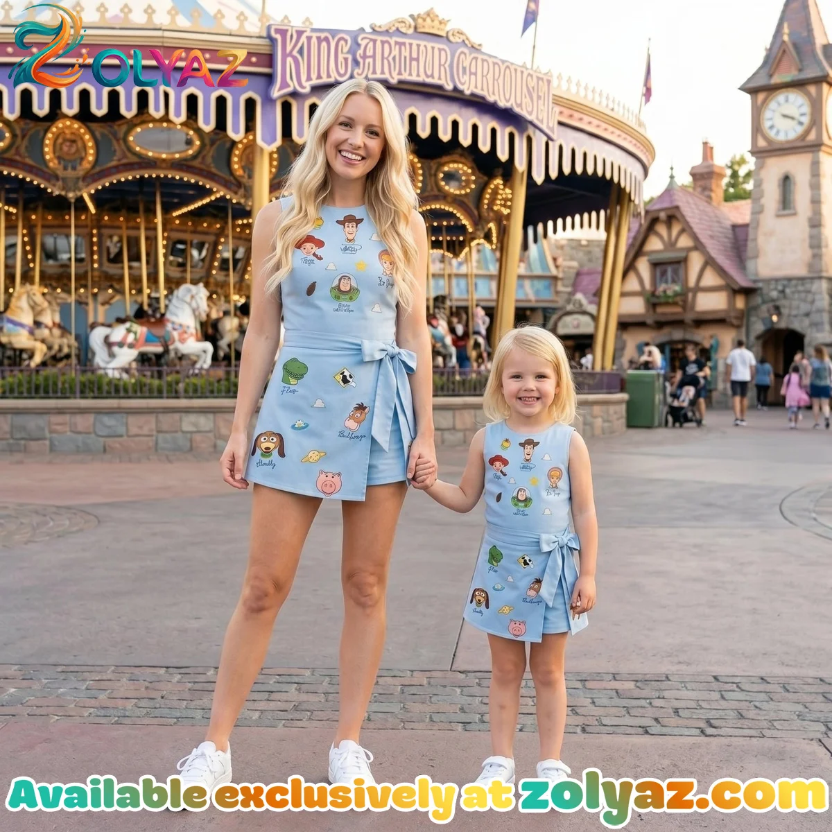 Disney Pixar Toy Story Athletic Dress - Tennis Dress Skirt, Woody Buzz Lightyear Jessie Alien Athletic Skirt Magic Kingdom Gift