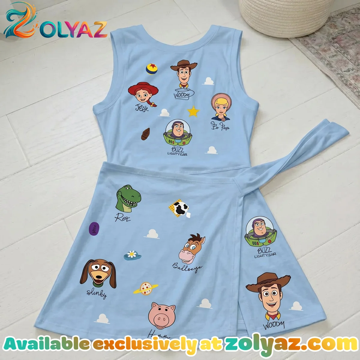 Disney Pixar Toy Story Athletic Dress - Tennis Dress Skirt, Woody Buzz Lightyear Jessie Alien Athletic Skirt Magic Kingdom Gift Disney Pixar Toy Story Athletic Dress - Tennis Dress Skirt, Woody Buzz Lightyear Jessie Alien Athletic Skirt Magic Kingdom Gift