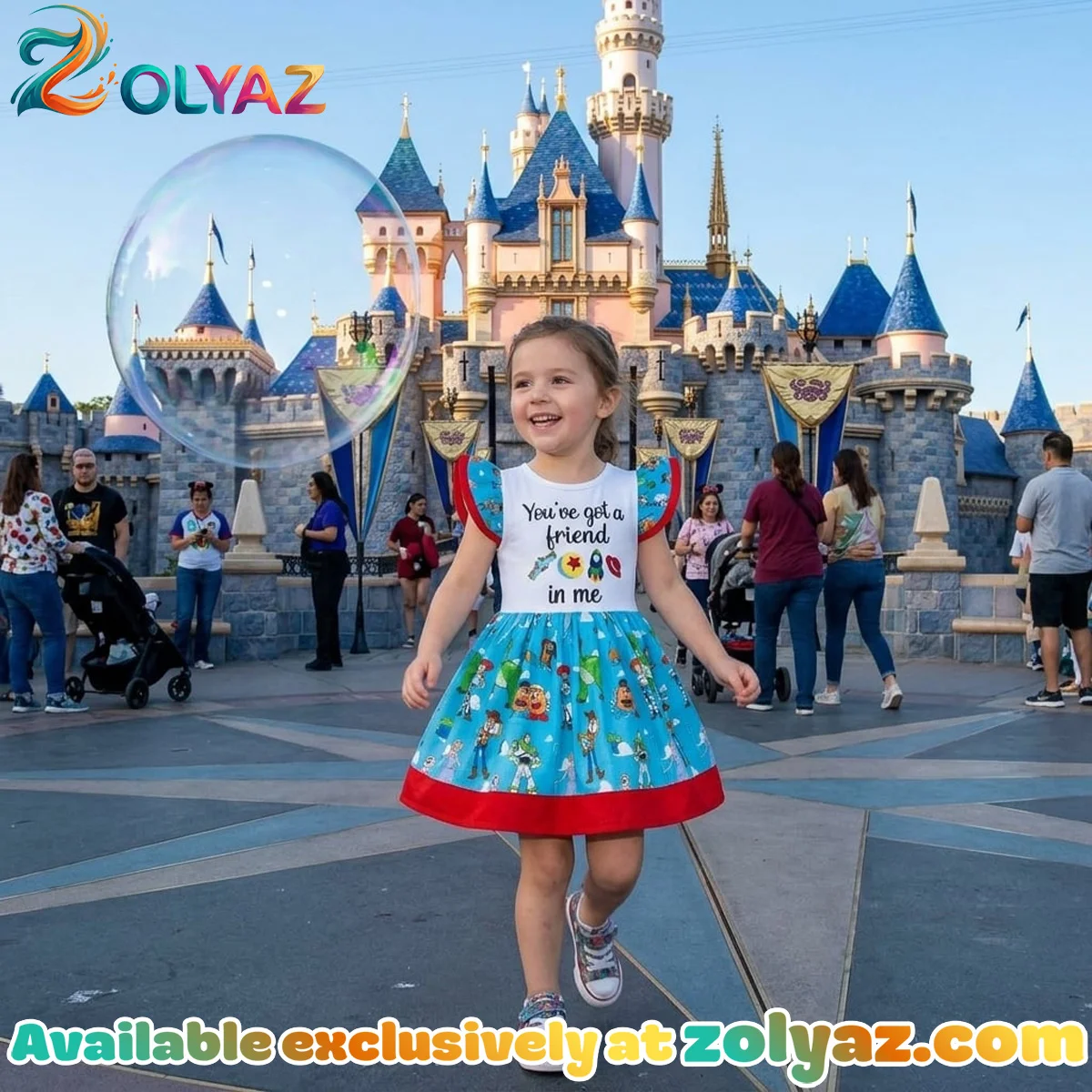 Disney Pixar Toy Story Woody Buzz Lightyear Skater Dress Disney Pixar Toy Story Woody Buzz Lightyear Skater Dress