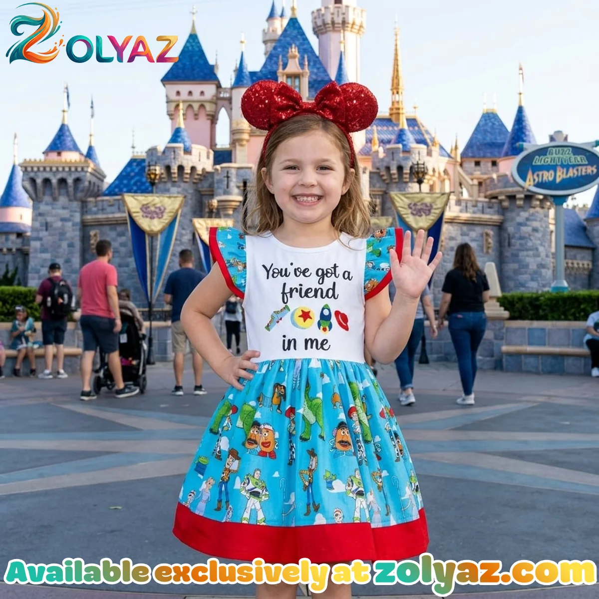 Disney Pixar Toy Story Woody Buzz Lightyear Skater Dress Disney Pixar Toy Story Woody Buzz Lightyear Skater Dress