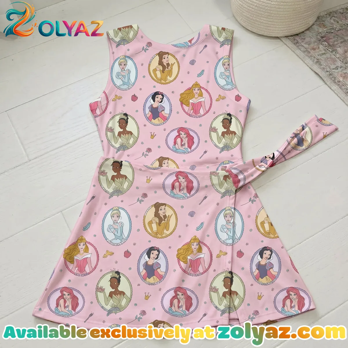 Disney Princess Athletic Dress - Tennis Dress Skirt, Disney Park Vacation Outfit, Disney Princess Skort Dress