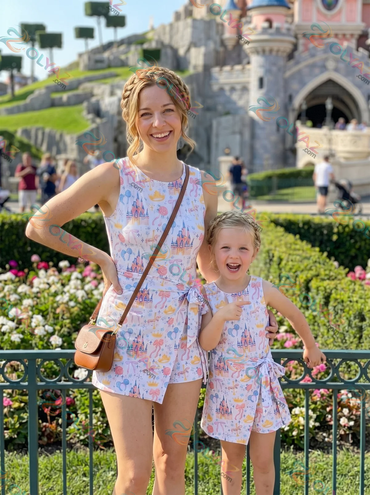 Disney Princess Castle Athletic Dress - Tennis Dress Skirt, Disney Park Vacation Outfit, Magic Kingdom Disney Skort Dress