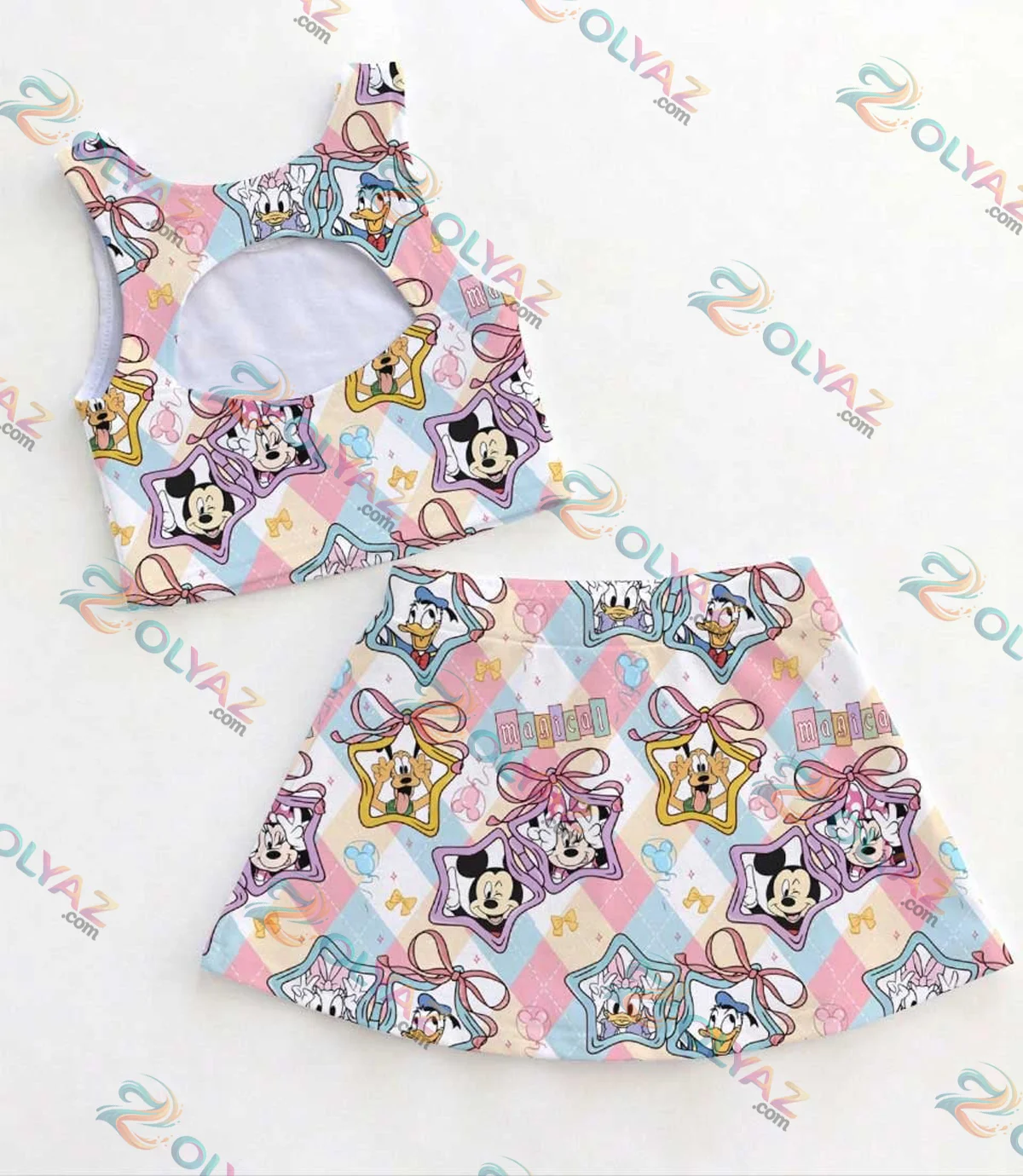 Disney Princess, Mickey, Donald, Daisy, Minnie, Pluto Dress Set Disney Princess, Mickey, Donald, Daisy, Minnie, Pluto Dress Set