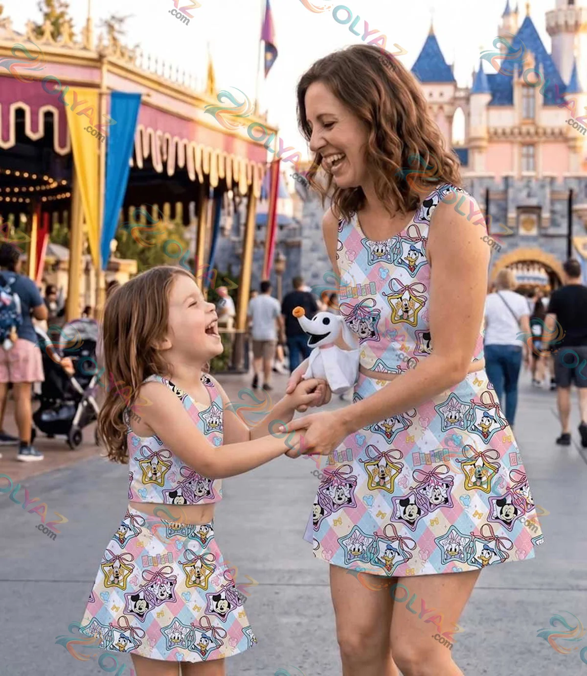 Disney Princess, Mickey, Donald, Daisy, Minnie, Pluto Dress Set Disney Princess, Mickey, Donald, Daisy, Minnie, Pluto Dress Set