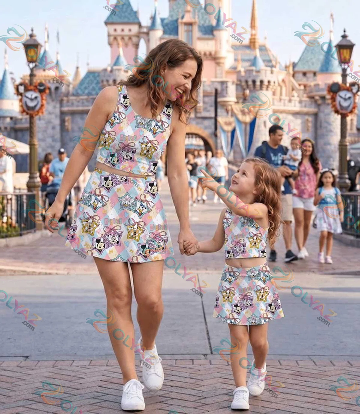 Disney Princess, Mickey, Donald, Daisy, Minnie, Pluto Dress Set Disney Princess, Mickey, Donald, Daisy, Minnie, Pluto Dress Set