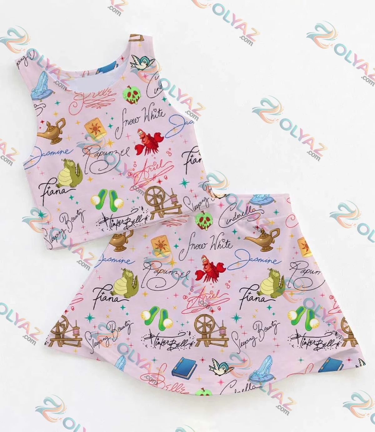 Disney Princess Dress Set (Design 4)