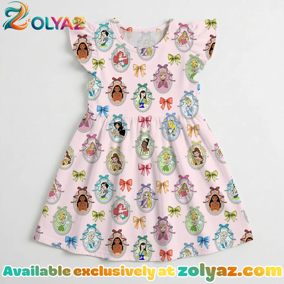 Disney Princess Ariel Rapunzel Tiana Skater Dress Disney Princess Ariel Rapunzel Tiana Skater Dress