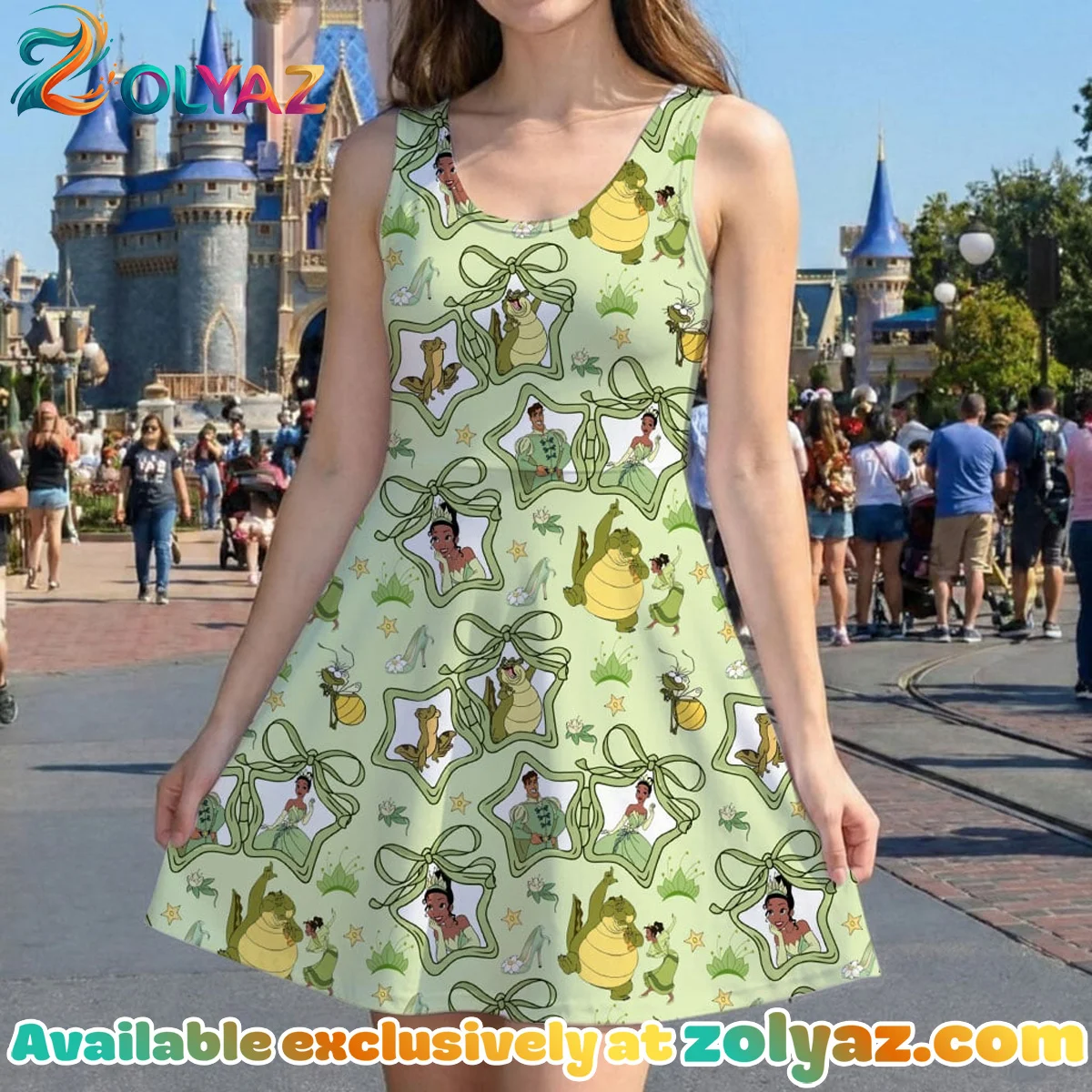 Disney Princess Tiana Skater Dress Disney Princess Tiana Skater Dress