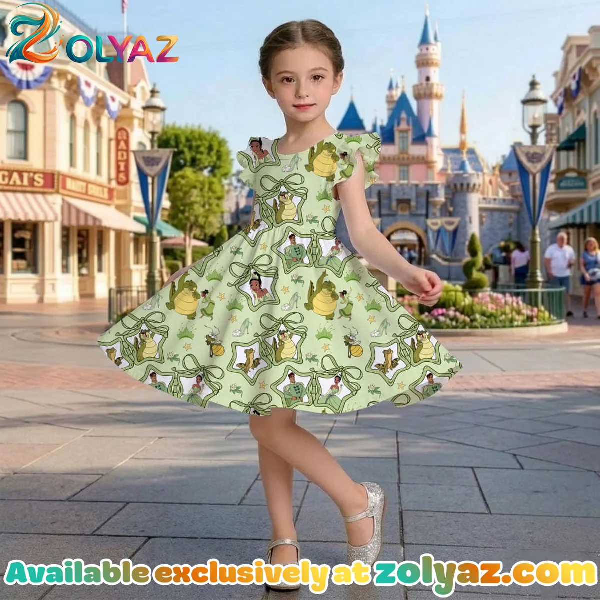 Disney Princess Tiana Skater Dress Disney Princess Tiana Skater Dress
