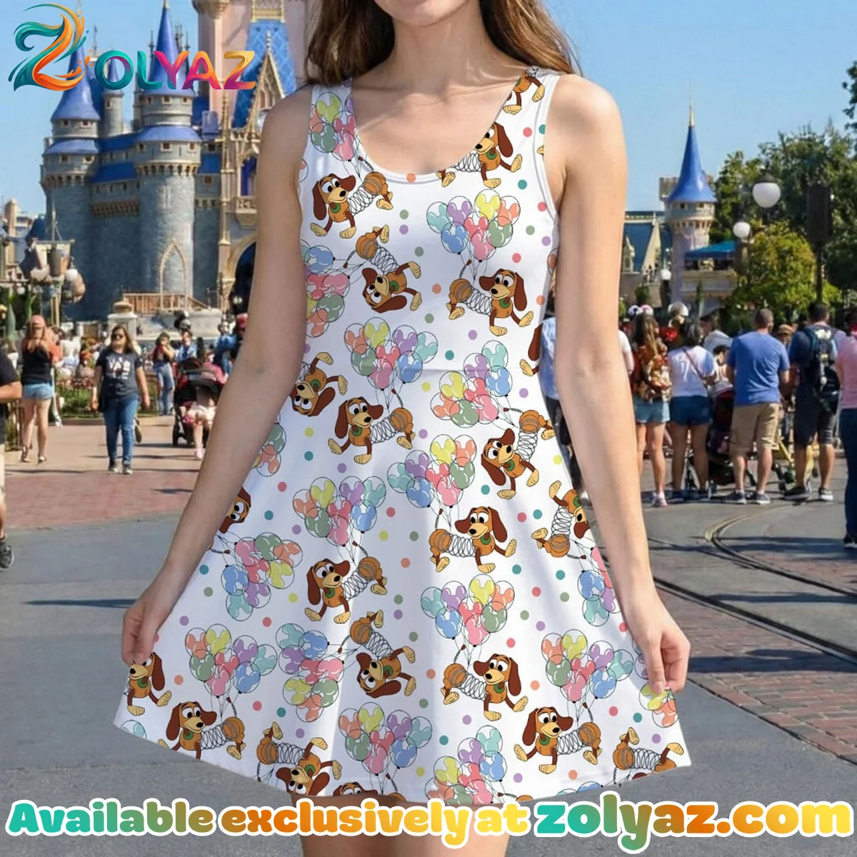 Disney Slinky Dog Skater Dress Disney Slinky Dog Skater Dress
