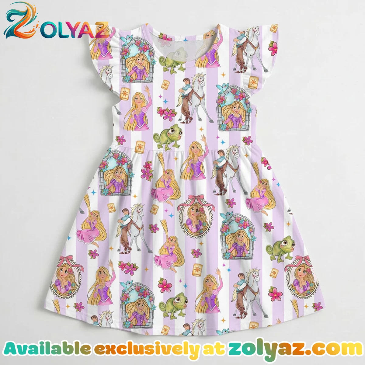 Disney Tangled Skater Dress Disney Tangled Skater Dress