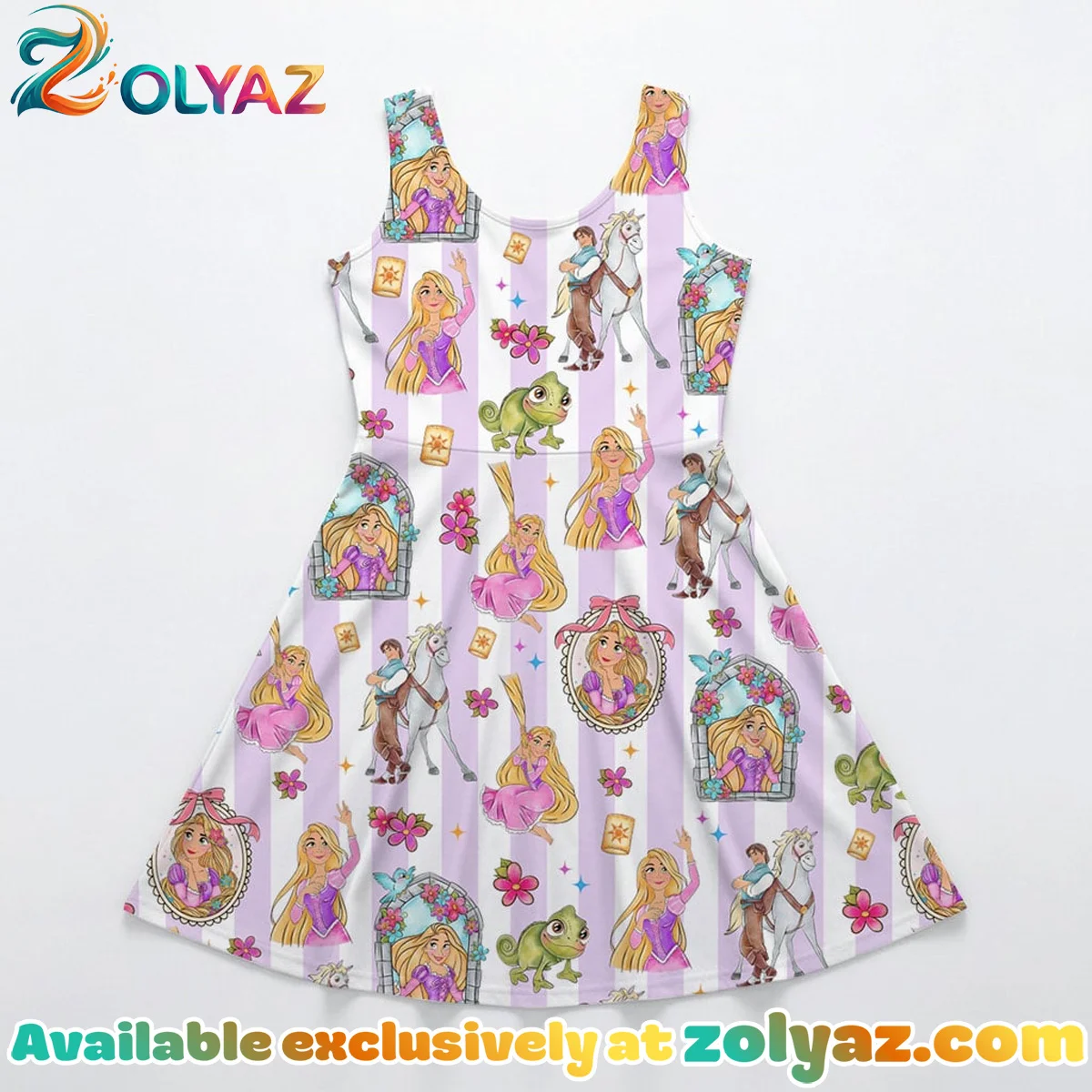 Disney Tangled Skater Dress Disney Tangled Skater Dress