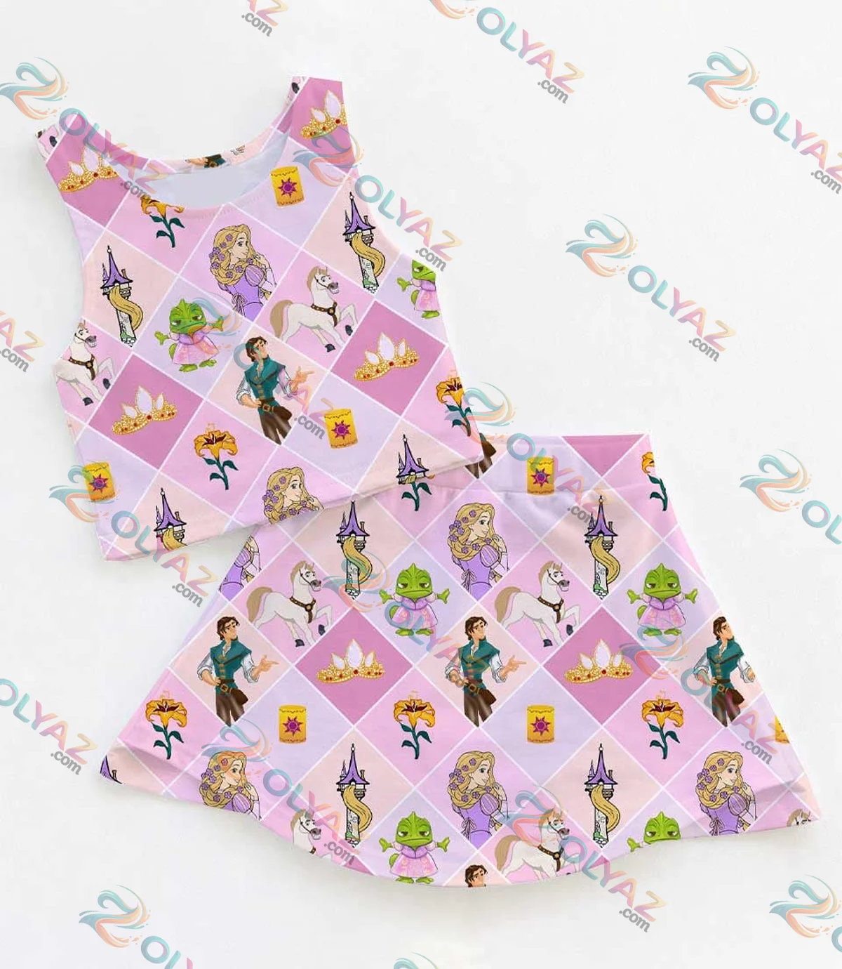 Disney Tangled Rapunzel Dress Set - Variant 1