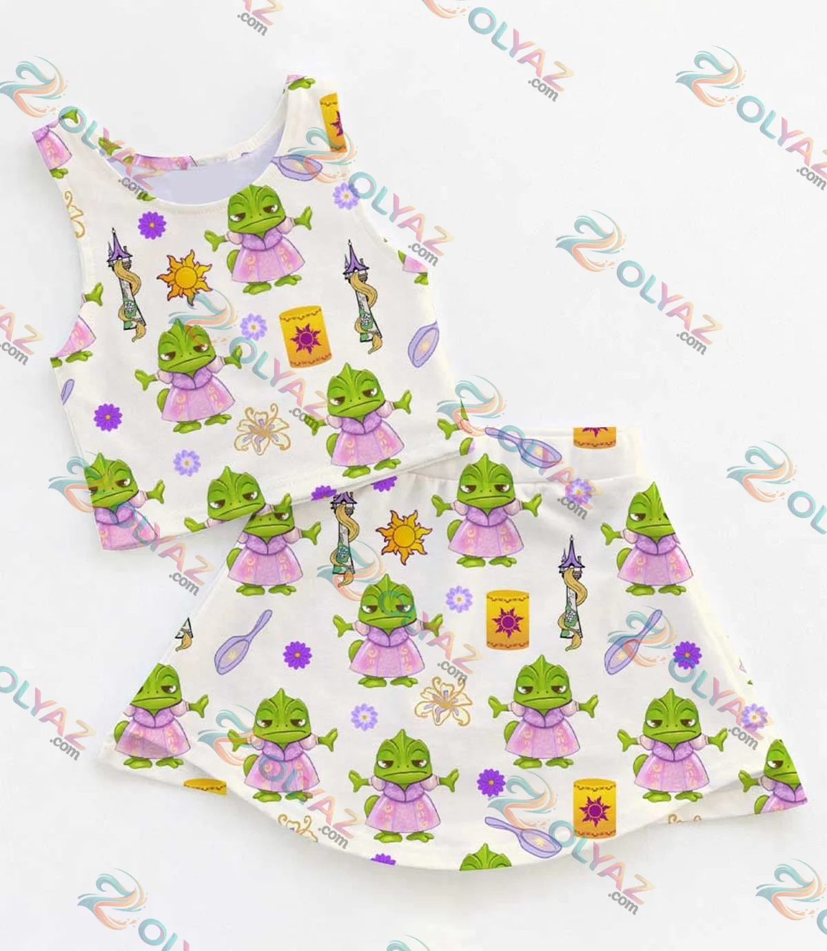 Disney Tangled Pascal Dress Set