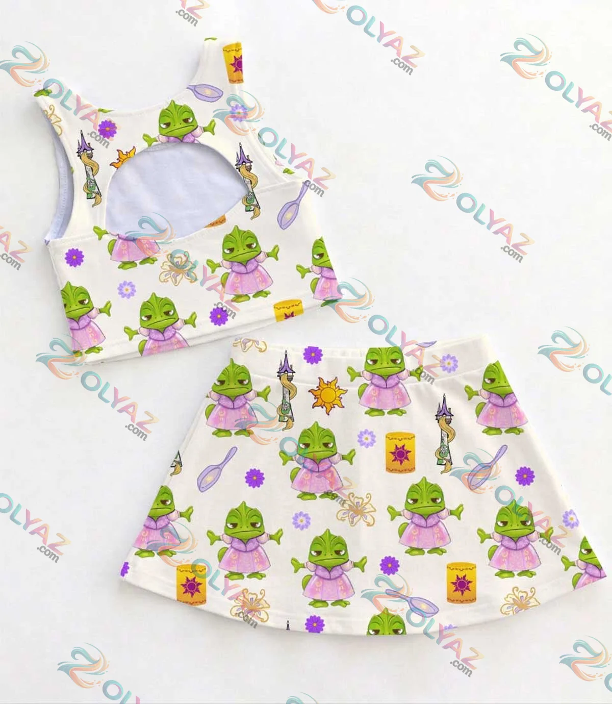 Disney Tangled Pascal Dress Set Disney Tangled Pascal Dress Set
