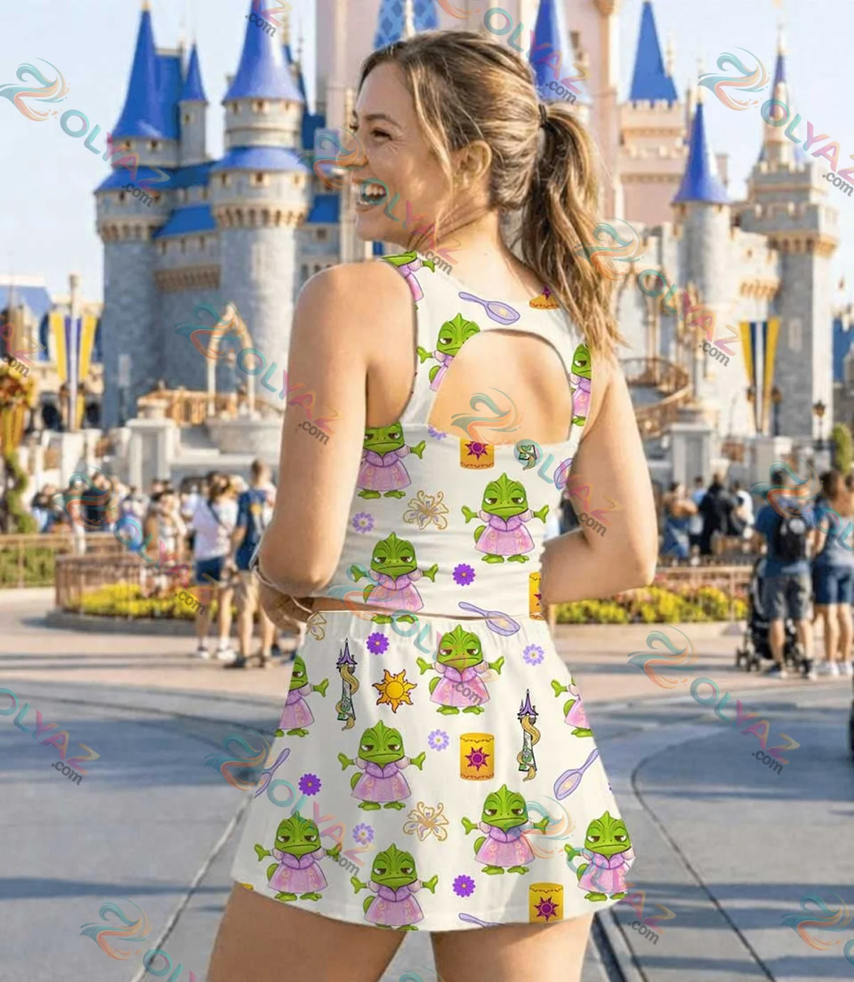 Disney Tangled Pascal Dress Set Disney Tangled Pascal Dress Set