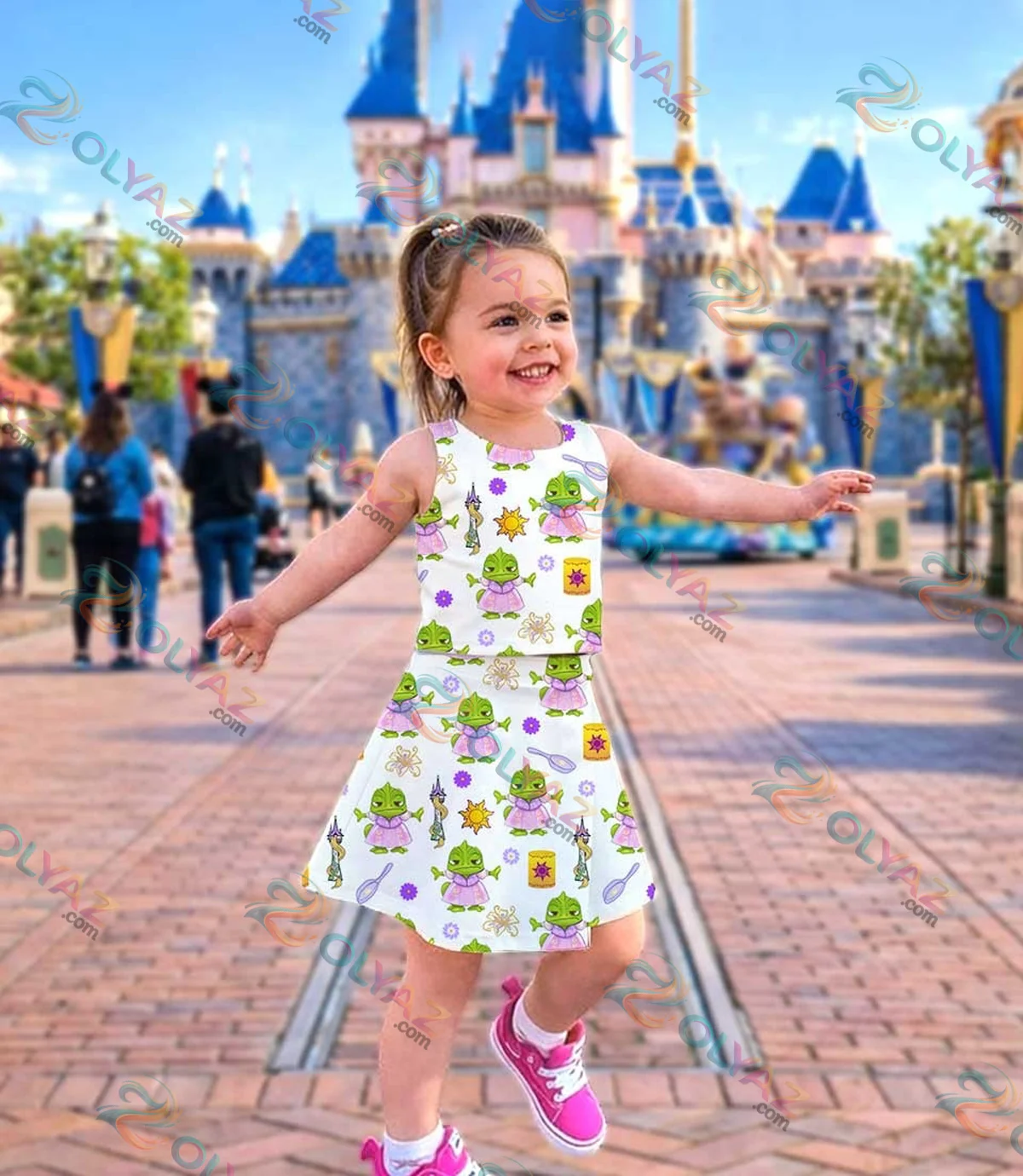 Disney Tangled Pascal Dress Set Disney Tangled Pascal Dress Set