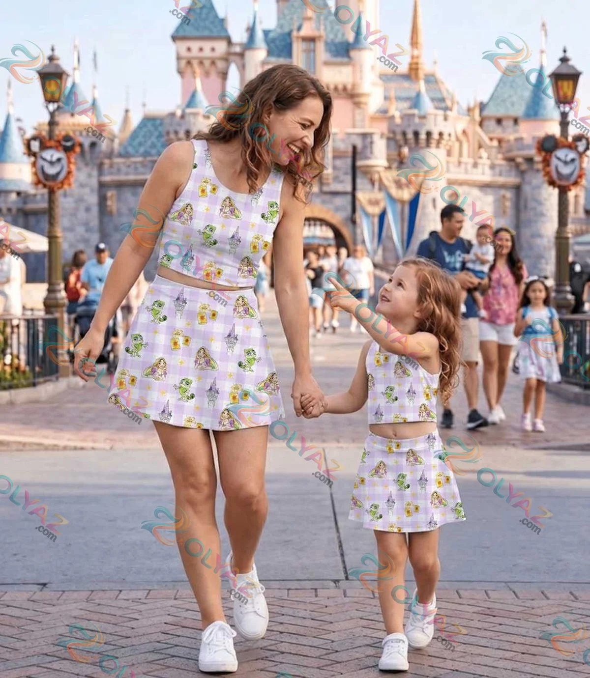 Disney Tangled Rapunzel Pascal Dress Set Disney Tangled Rapunzel Pascal Dress Set