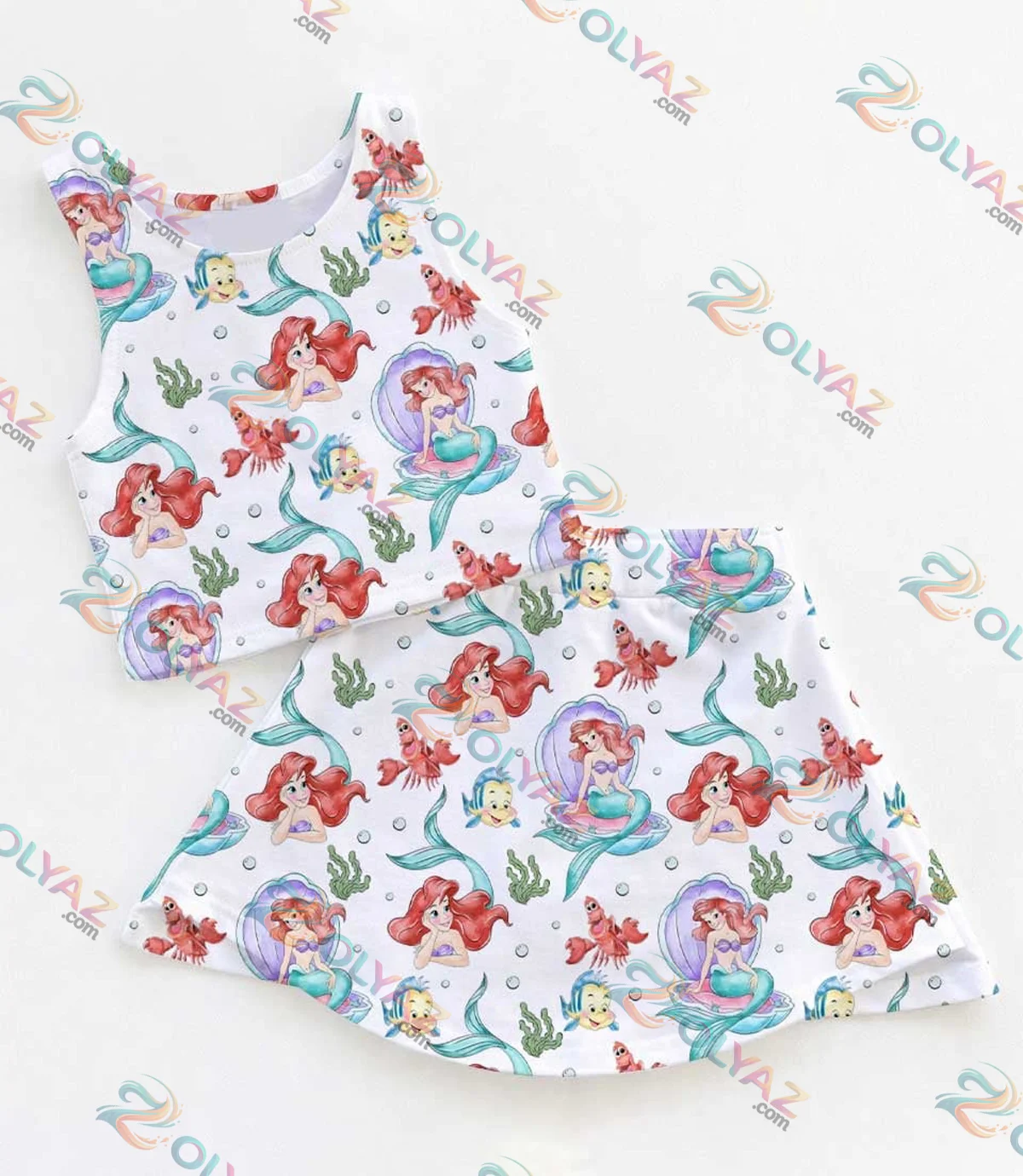 Disney The Little Mermaid Dress Set