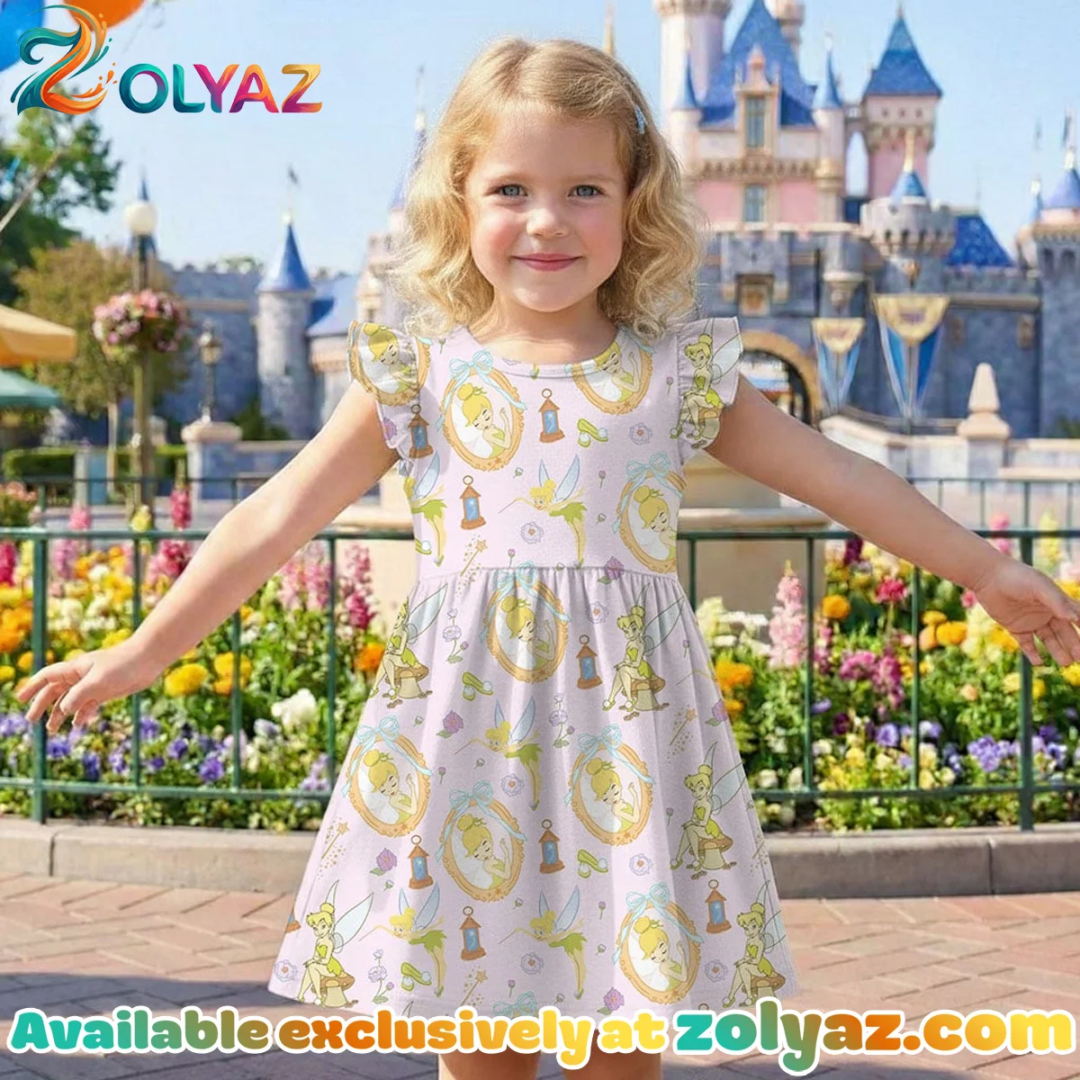 Disney Tinker Bell Skater Dress Disney Tinker Bell Skater Dress