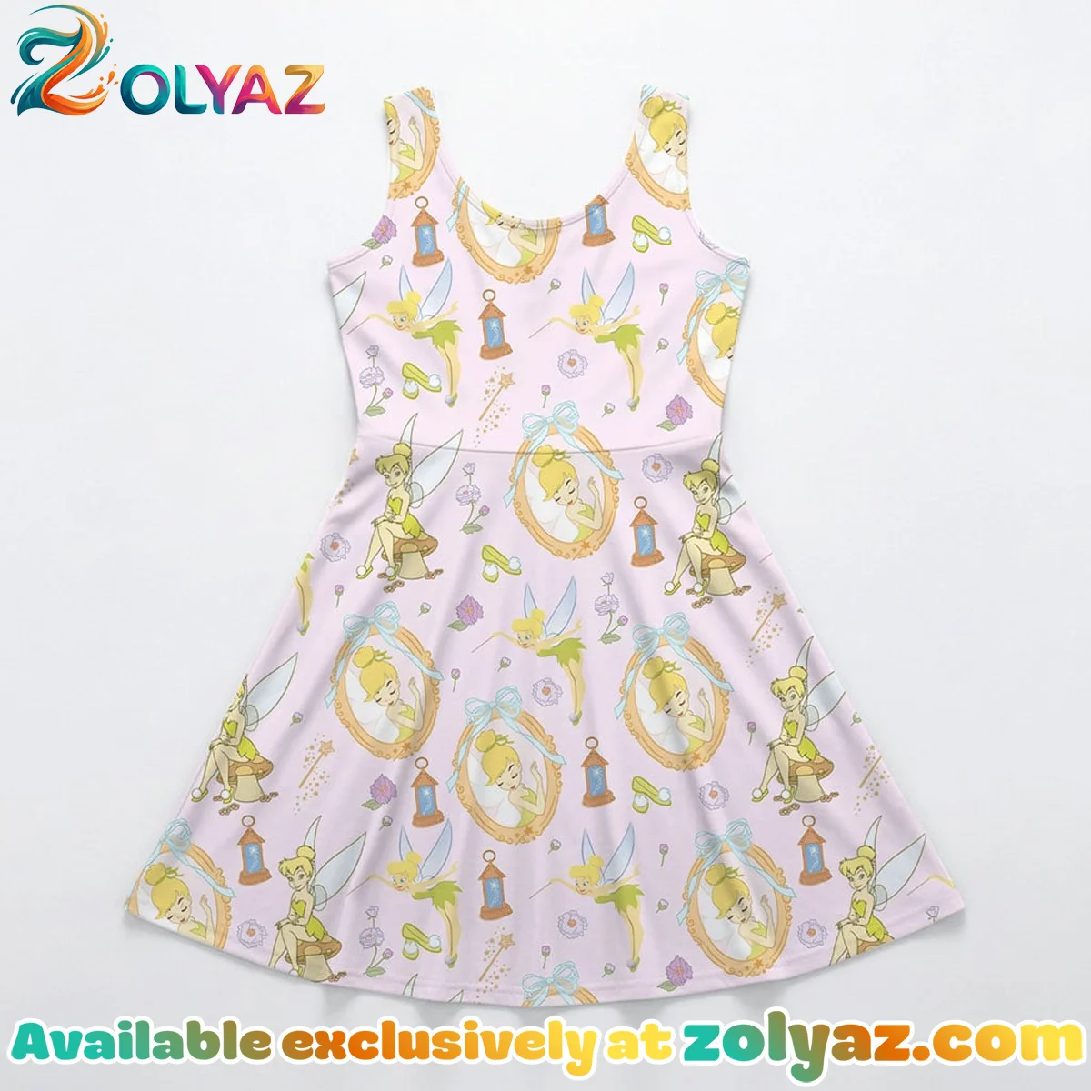 Disney Tinker Bell Skater Dress Disney Tinker Bell Skater Dress