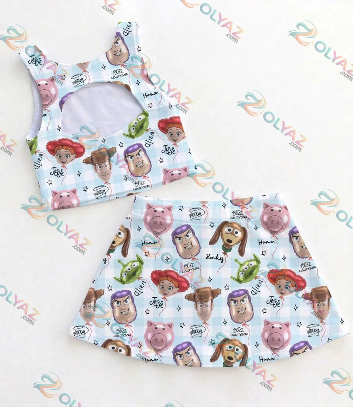 Disney Toy Story Woody Buzz Lightyear Jessie Dress Set Disney Toy Story Woody Buzz Lightyear Jessie Dress Set